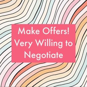 Happy to Negotiate Prices! Please make an offer ♥️